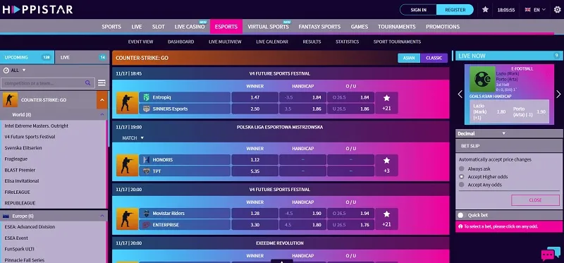 Nhà cái cá cược HappiStar bị tố đạo nhái