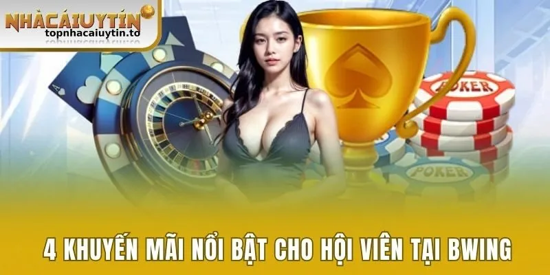 4 khuyến mãi nổi bật cho hội viên tại Bwing