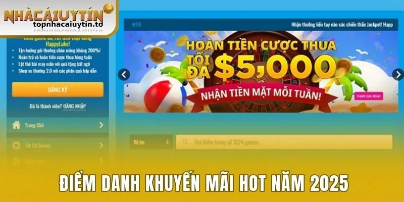 Điểm danh khuyến mãi hot năm 2025