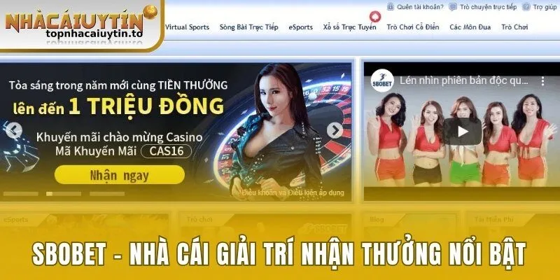 Sbobet - Nhà Cái Giải Trí Nhận Thưởng Nổi Bật Hàng Đầu
